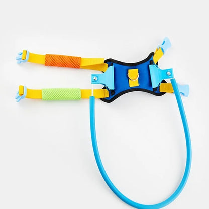 Blue adjustable dog anti-collision safety ring for blind pets in five sizes