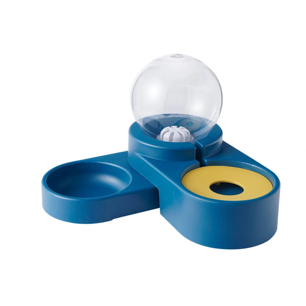 Automatic nonelectric water dispenser for cats and dogs with 1.8L capacity and bowl