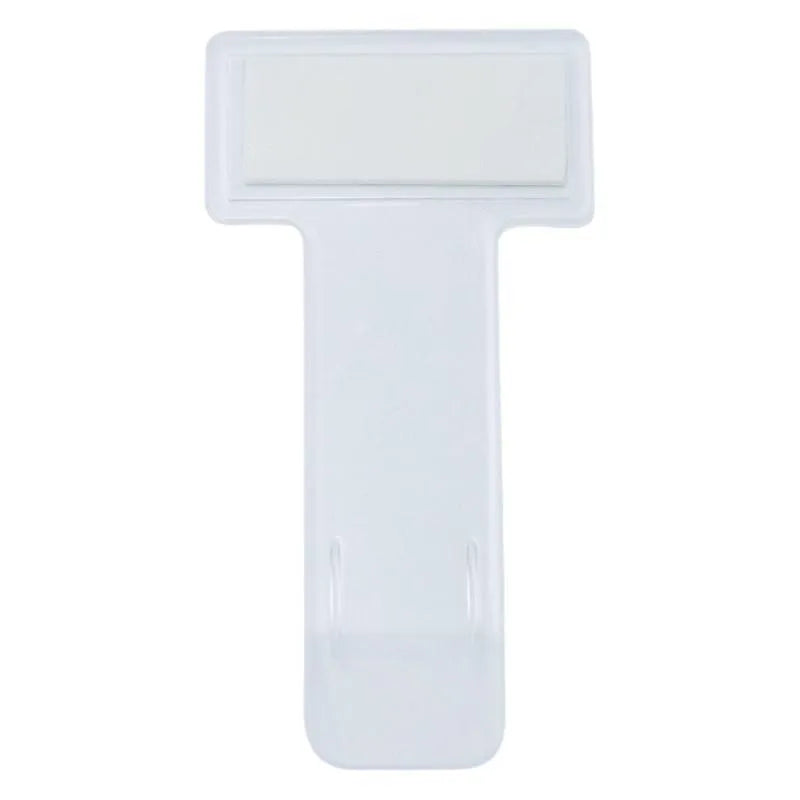 Clear plastic parking ticket holder, transparent document folder, 7.4 x 3.95 x 0.10 cm