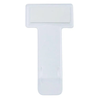 Clear plastic parking ticket holder, transparent document folder, 7.4 x 3.95 x 0.10 cm