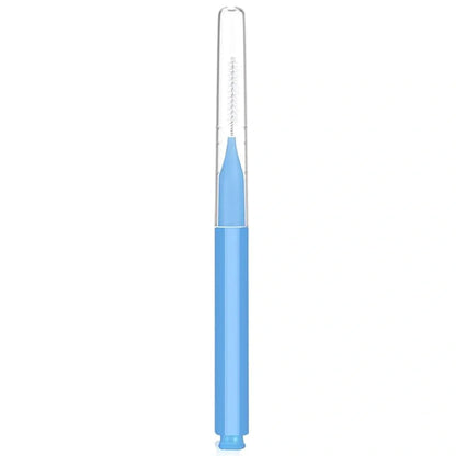 Micro eyebrow and lash brush set with bendable heads in five colours, including spoolies and protective caps