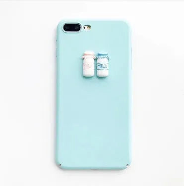 3D cartoon cat silicone TPU phone case for iPhone models, showing soft texture and anti-knock protection