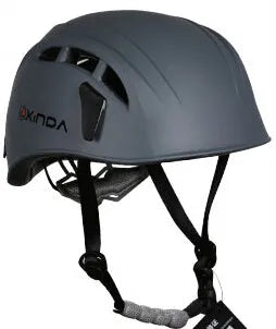 Outdoor safety helmet with ABS PC shell and EPS inner shell, 52-62cm adjustable, in blue grey orange pink or red