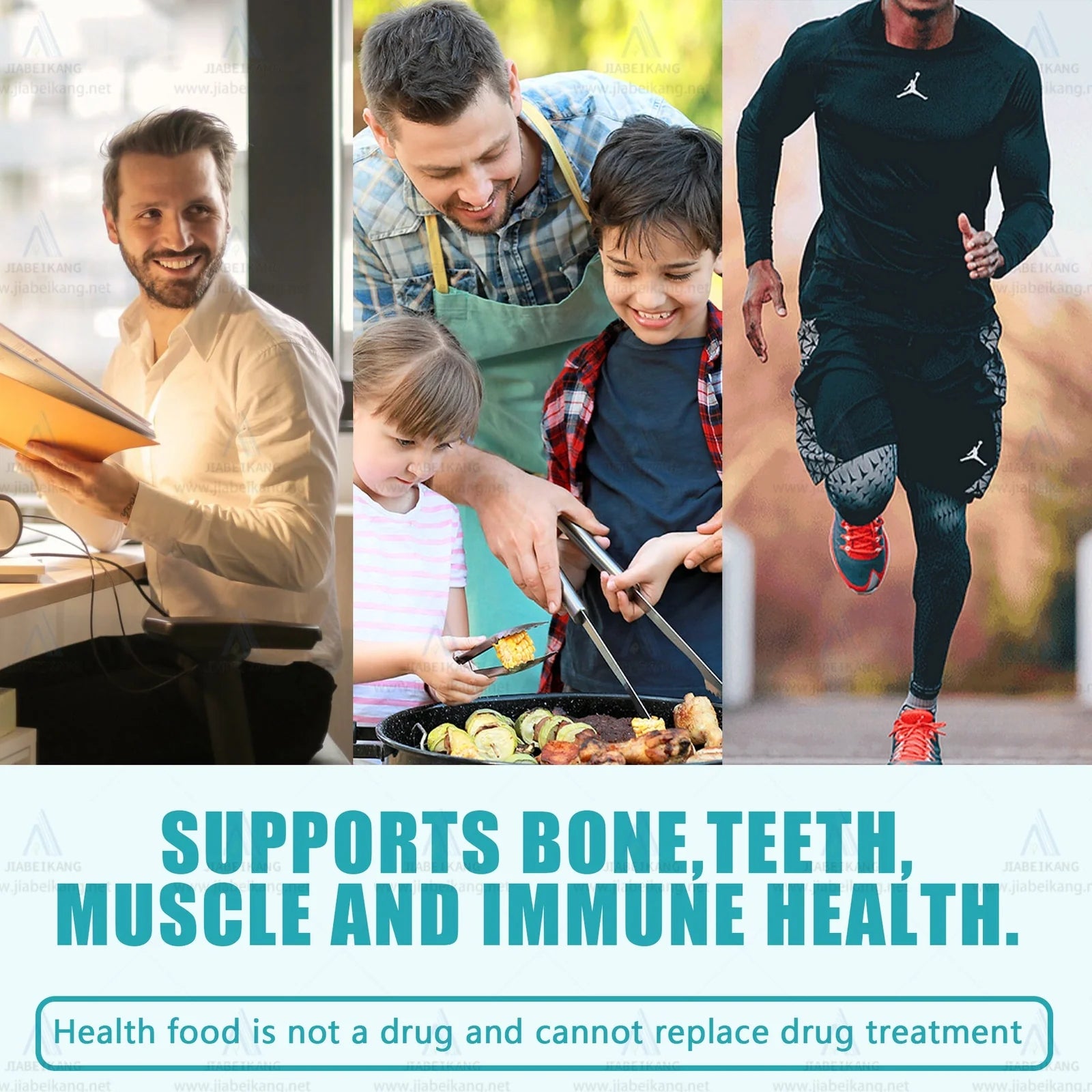 Bone and Joint Health Calcium Soft Capsules showing softgel format with 1000mg calcium specification