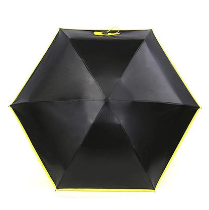Compact, foldable umbrella in various colours offering premium weather protection and UV shielding