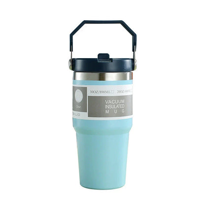 Premium stainless steel insulated tumbler with double-wall vacuum technology, available in multiple vibrant colors and sizes
