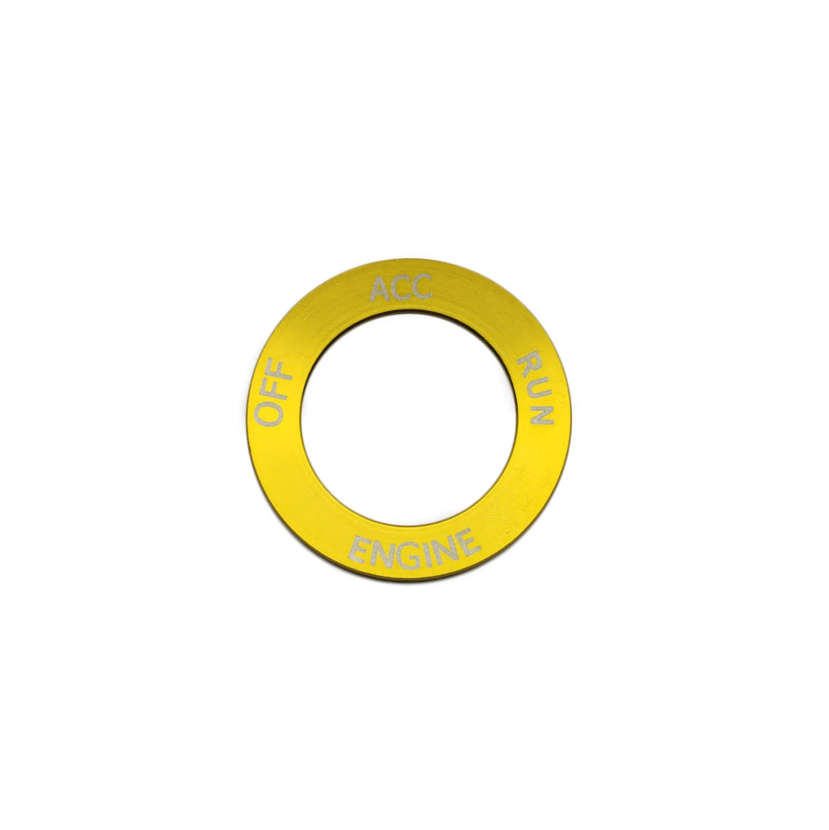 Aluminium alloy decorative ring for Dodge Challenger and Grand Cherokee air conditioning knobs in multiple colours.