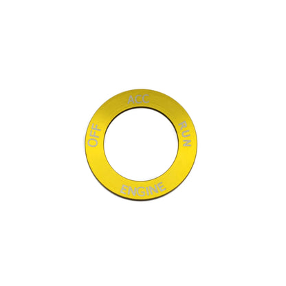 Aluminium alloy decorative ring for Dodge Challenger and Grand Cherokee air conditioning knobs in multiple colours.