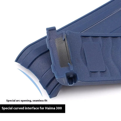 20mm wide genuine leather smartwatch strap in multiple colours with silver buckle.