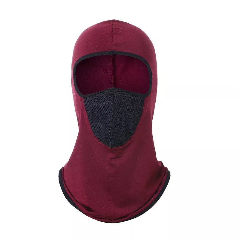 Lycra Soft Equipment Outdoor Windproof Sunscreen Hood in various colours