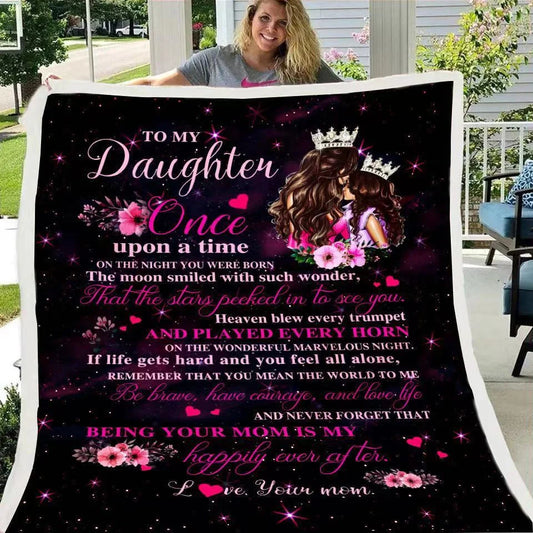 Digital Printed Flannel Blanket with Lamb Velvet Touch in various sizes