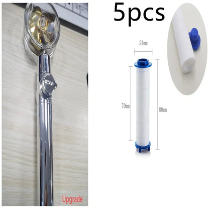 Turbo Propeller Shower Head with 360° fan extension and holder for a luxurious shower experience
