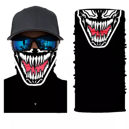 Graffiti pattern multifunctional magic headband for outdoor activities