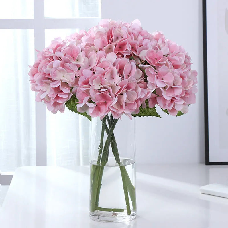 43cm tall white artificial silk flower pincushion decoration for weddings and photography.
