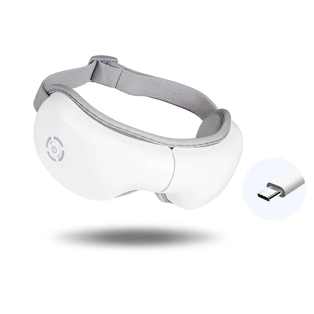 Air Pressure Vibration Eye Massager with soothing air pressure, gentle vibrations, and relaxing music for comprehensive eye care and relaxation.
