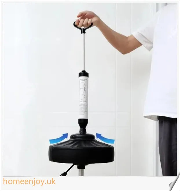 A versatile toilet plunger that uses air suction to effectively unclog drains in UK homes