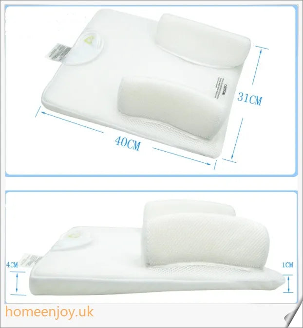 A premium baby sleep pillow with elevated head position, air vents, and breathable mesh fabric for comfortable, safe slumber.