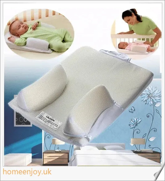 A premium baby sleep pillow with elevated head position, air vents, and breathable mesh fabric for comfortable, safe slumber.