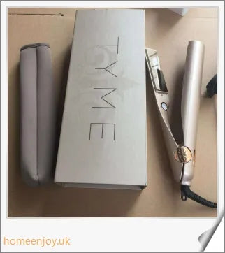 A sleek and versatile 2-in-1 hair straightening and curling iron with adjustable temperature settings