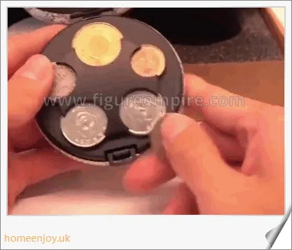 Easy Pocket Coin Dispenser - Compact coin organizer for Euros, Dollars and other currencies