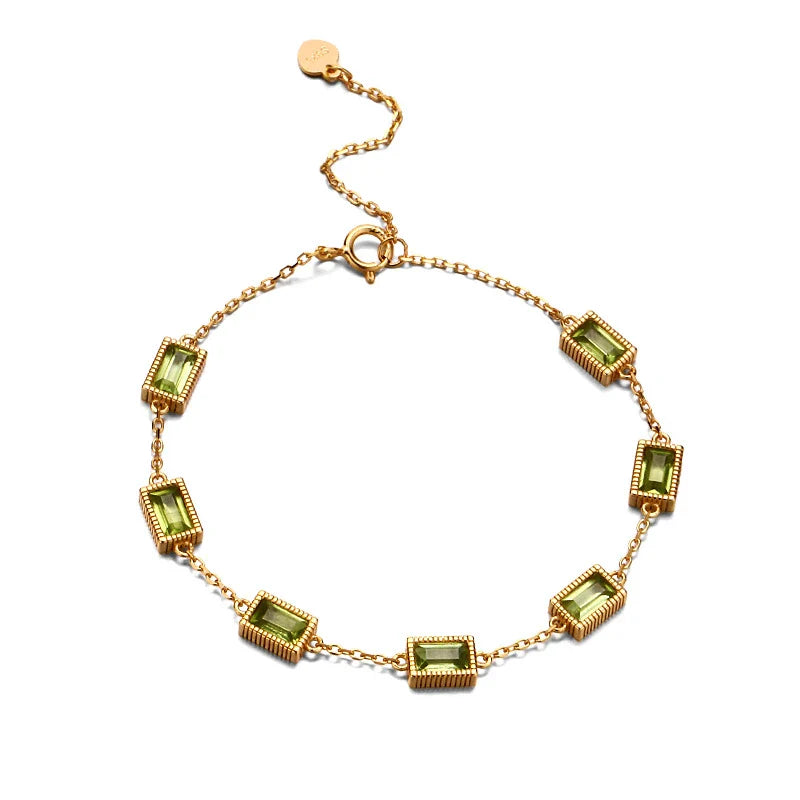 Captivating Dream Come True Faceted Natural Crystal Bracelet in silver-tone metal with mesmerising amethyst crystals