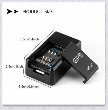 Magnetic Mini GPS Real - Compact GPS Tracker with Real-Time Location Updates and Historical Data
