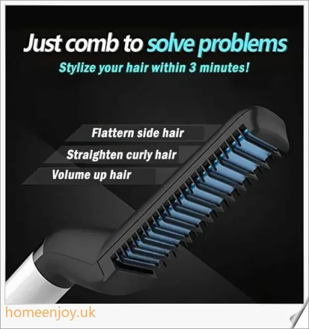 Beard Straightening Comb - Tame Unruly Facial Hair with Ease