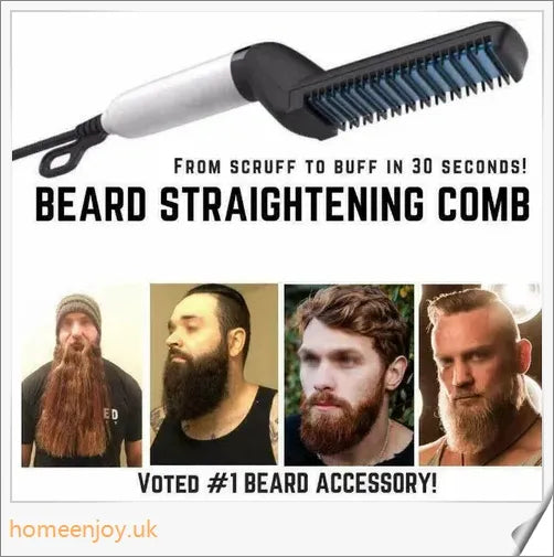 Beard Straightening Comb - Tame Unruly Facial Hair with Ease