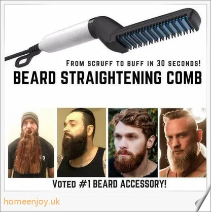 Beard Straightening Comb - Tame Unruly Facial Hair with Ease