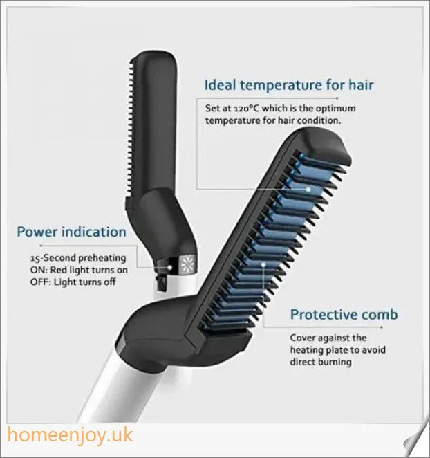 Beard Straightening Comb - Tame Unruly Facial Hair with Ease