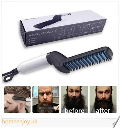 Beard Straightening Comb - Tame Unruly Facial Hair with Ease