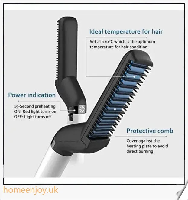 Beard Straightening Comb - Tame Unruly Facial Hair with Ease