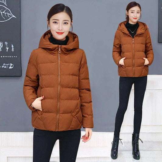 A cosy and stylish cotton bread suit with a relaxed, hooded silhouette available in a range of classic colours.