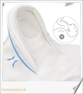 A cozy, snug baby swaddle with soft cotton fabric and velcro closures to provide comfort and security for newborns.