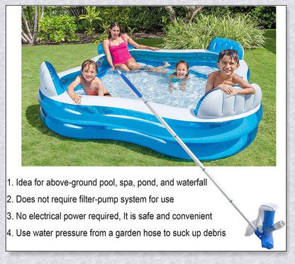 Vacuum Cleaner Powerful Pool - Kreepy Crawler Manual Swimming Pool Vacuum with garden hose