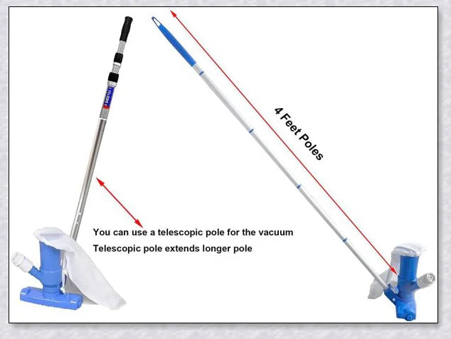 Vacuum Cleaner Powerful Pool - Kreepy Crawler Manual Swimming Pool Vacuum with garden hose