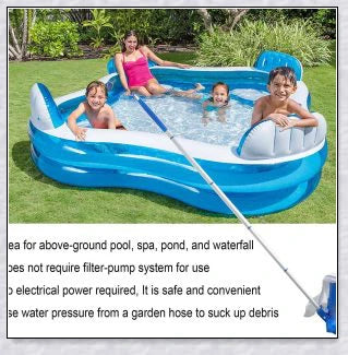 Vacuum Cleaner Powerful Pool - Kreepy Crawler Manual Swimming Pool Vacuum with garden hose
