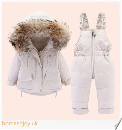 A cosy and stylish two-piece cotton set for babies and toddlers, available in a range of classic colours