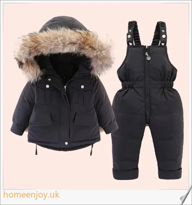 A cosy and stylish two-piece cotton set for babies and toddlers, available in a range of classic colours