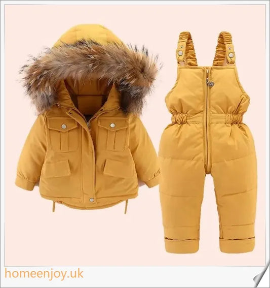 A cosy and stylish two-piece cotton set for babies and toddlers, available in a range of classic colours