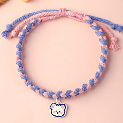 Adjustable Cute Pet Collars with Bear Pendant for Cats, Dogs, and Puppies in the UK