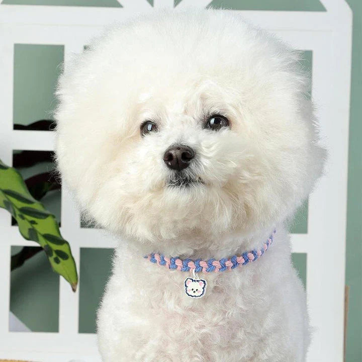 Adjustable Cute Pet Collars with Bear Pendant for Cats, Dogs, and Puppies in the UK