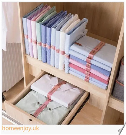 Dress Book - a space-saving clothes folder organizer that helps tidy up your wardrobe and prevent wrinkles in your luggage