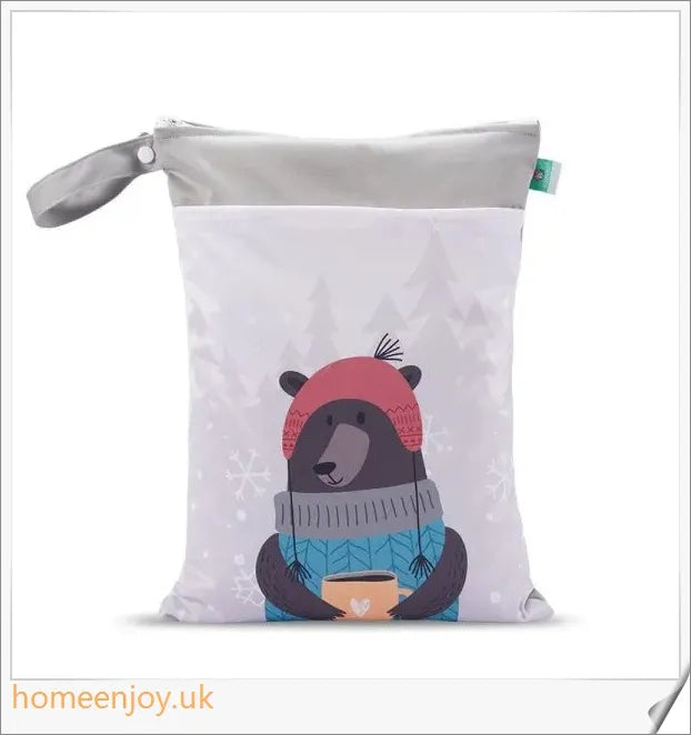 Traby Hand Baby Diaper Storage Bag - Portable and Waterproof Nappy Organiser Bag for Mums
