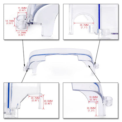 Transparent plastic car gear lever cover for Lexus and Toyota models