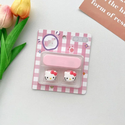 Cartoon-themed plastic magnetic data cable fixer for desktop organisation.