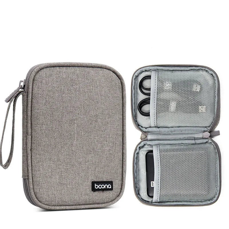 2.5-inch mobile hard disk protective case in Oxford cloth with multiple layer configuration options