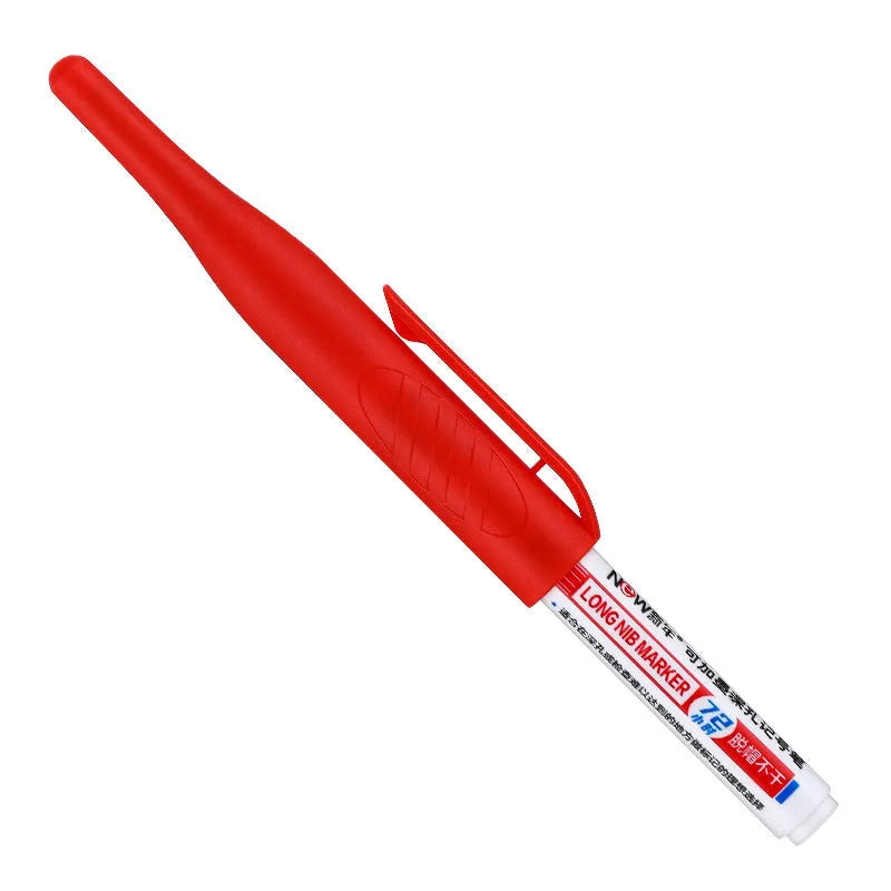 15.2 cm woodworking oil marker with quick-drying waterproof ink in black, red, blue, green
