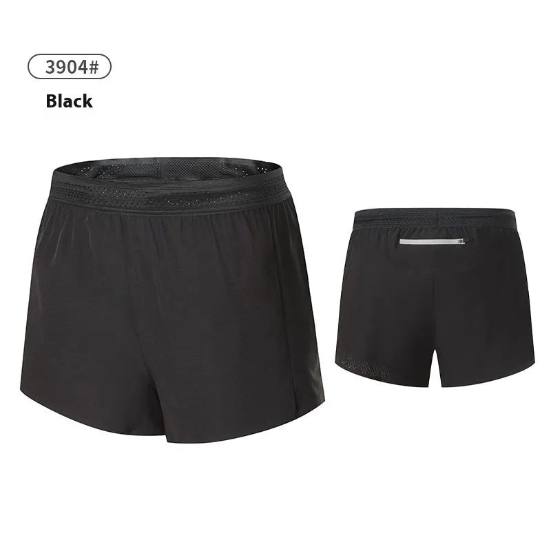 Men's solid-colour polyester basketball shorts with a low-rise waistband, shown in a selection of available colours.