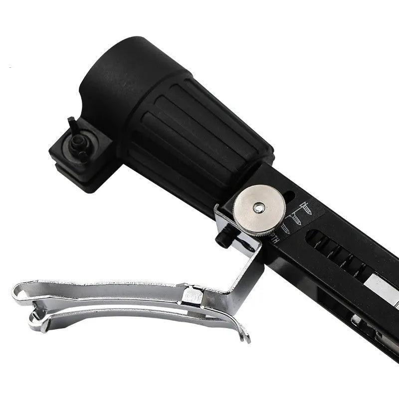 Chain screw gun head accessory for electric screwdriver nail gun conversion